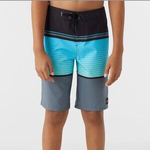 O'Neill Boys Lennox Stripe 18”  Boardshort Swim Trunk